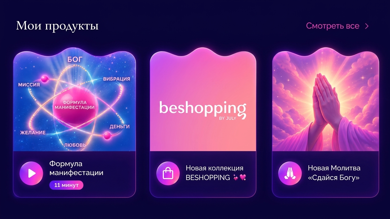 Мои продукты